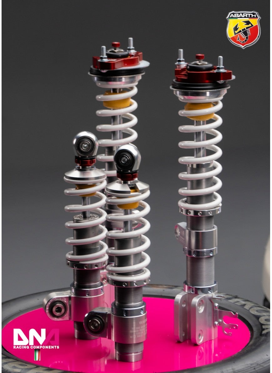 Abarth 500 / 595 / 695 & Fiat 500 Abarth USA WRS Coilover Kit - DNA Racing - Abarth Tuning