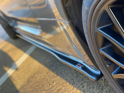 Abarth 500 / 595 / 695 Side Skirt Splitters - Triple R Composites - Abarth Tuning