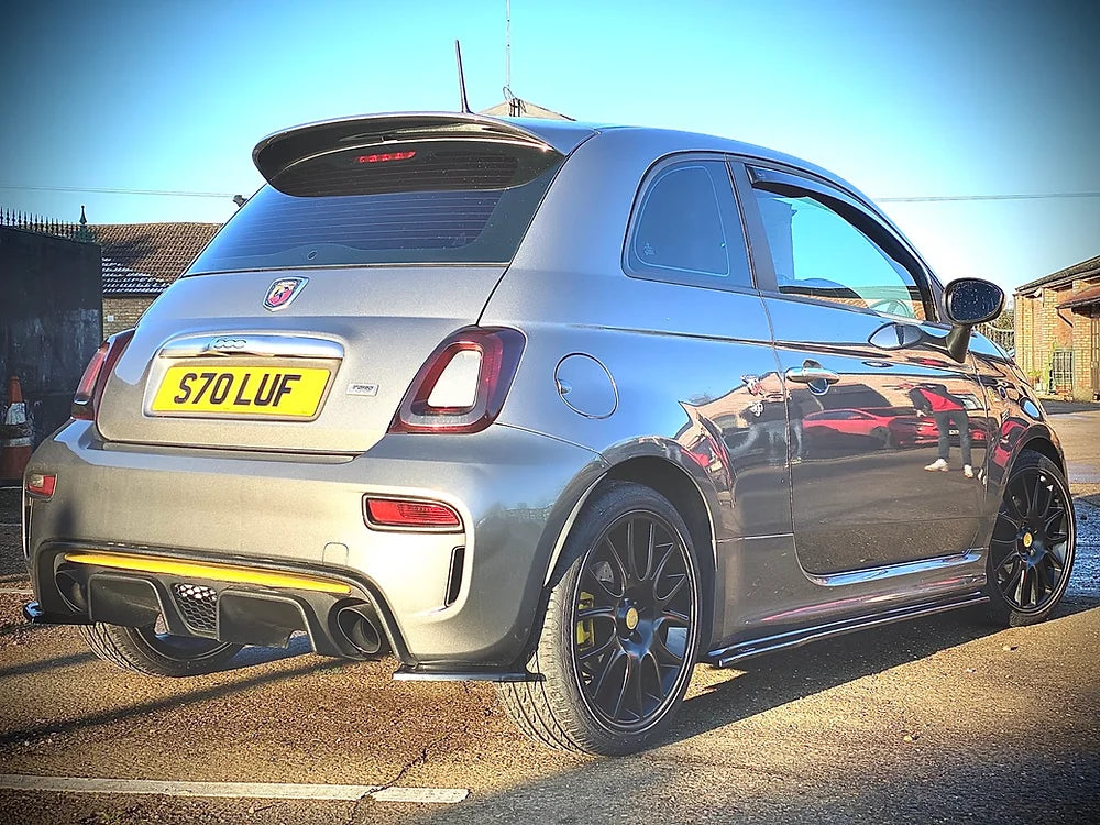 Abarth 500 / 595 / 695 Side Skirt Splitters - Triple R Composites - Abarth Tuning