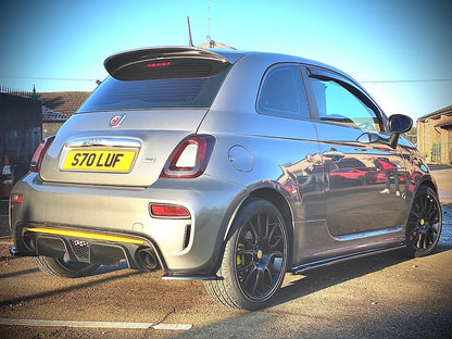 Abarth 500 / 595 / 695 Side Skirt Splitters - Triple R Composites - Abarth Tuning