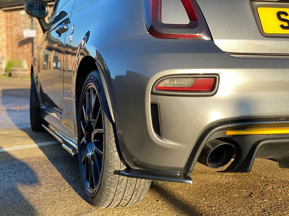 Abarth 595 Series 4 Rear Spats - Triple R Composites - Abarth Tuning
