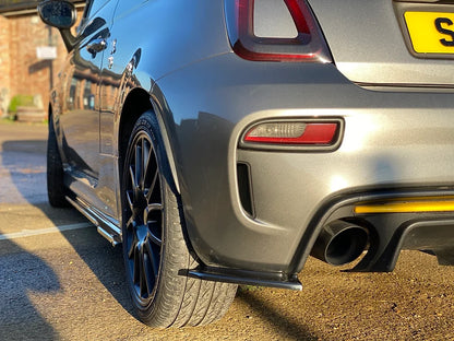 Abarth 595 Series 4 Rear Spats - Triple R Composites - Abarth Tuning