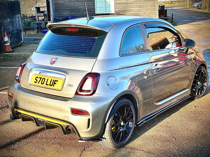 Abarth 500 / 595 / 695 Side Skirt Splitters - Triple R Composites - Abarth Tuning