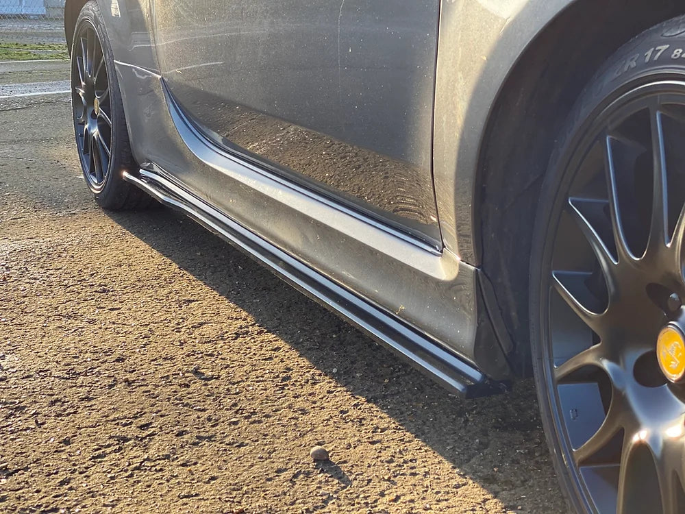 Abarth 500 / 595 / 695 Side Skirt Splitters - Triple R Composites - Abarth Tuning