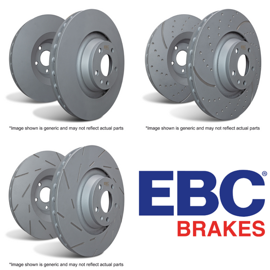 Abarth 500 / 595 / 695 EBC Rear Brake Discs - Abarth Tuning
