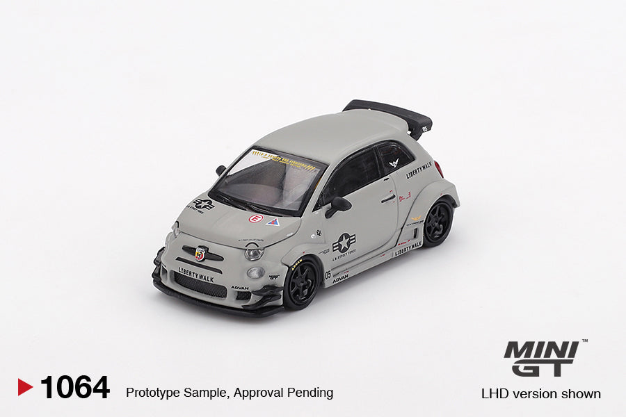 Mini GT Abarth Model Car - Abarth 595 LB-Works x Abas Works