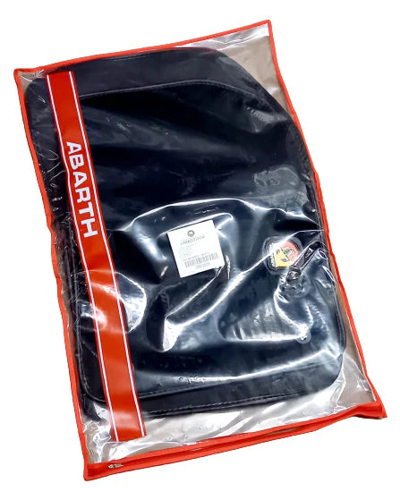 Genuine Abarth Carpet Mat Set - 500 Abarth - Manual Transmission Right Hand Drive Vehicles - Abarth Tuning