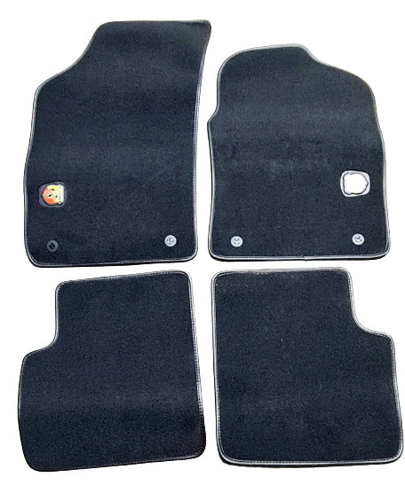 Genuine Abarth Carpet Mat Set - 500 Abarth - Manual Transmission Right Hand Drive Vehicles - Abarth Tuning