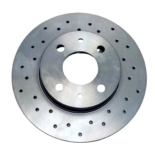 Abarth Brake Discs Drilled, Rear - Pair - 500 Abarth - Abarth Tuning