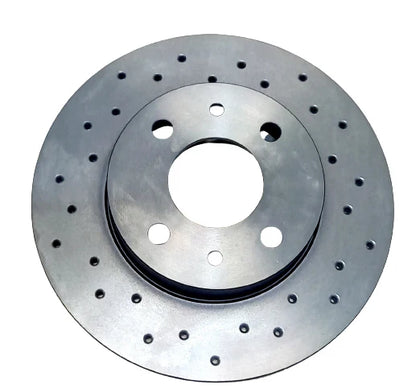 Abarth Brake Discs Drilled, Rear - Pair - 500 Abarth - Abarth Tuning