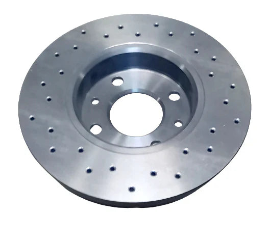 Abarth Brake Discs Drilled, Rear - Pair - 500 Abarth - Abarth Tuning