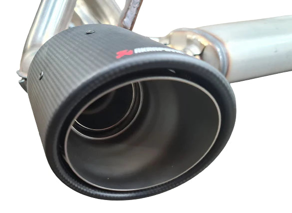 Genuine Abarth Supplied Akrapovič Rear Exhaust with Valve - Abarth Tuning