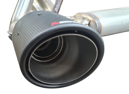 Genuine Abarth Supplied Akrapovič Rear Exhaust with Valve - Abarth Tuning