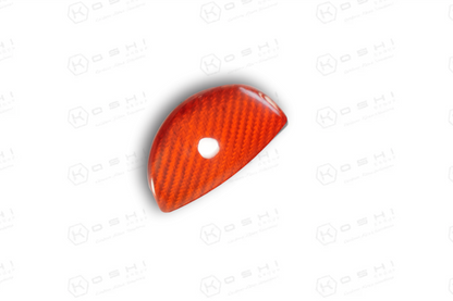 Abarth Fiat 500 / 595 / 695 Glove Box Door Handle Cover - Carbon Fibre