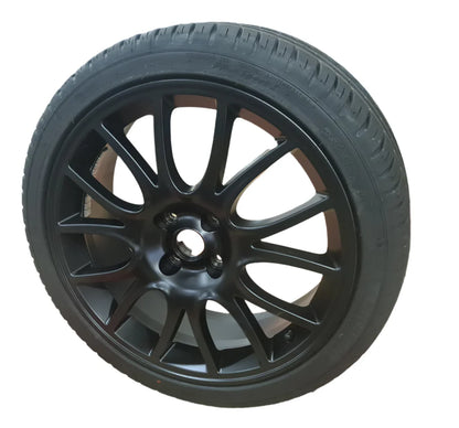 Genuine Abarth 17" Matt Black Alloy Wheel & Tyre Kit - 500 Abarth