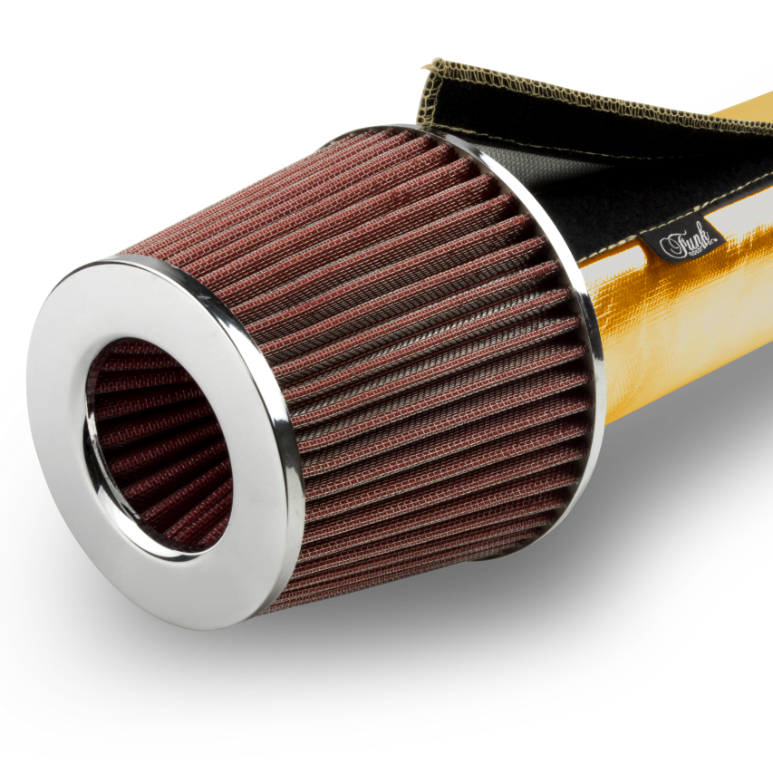 Funk Motorsport Gold Induction Kit Heat barrier Velcro sleeving - Abarth Tuning