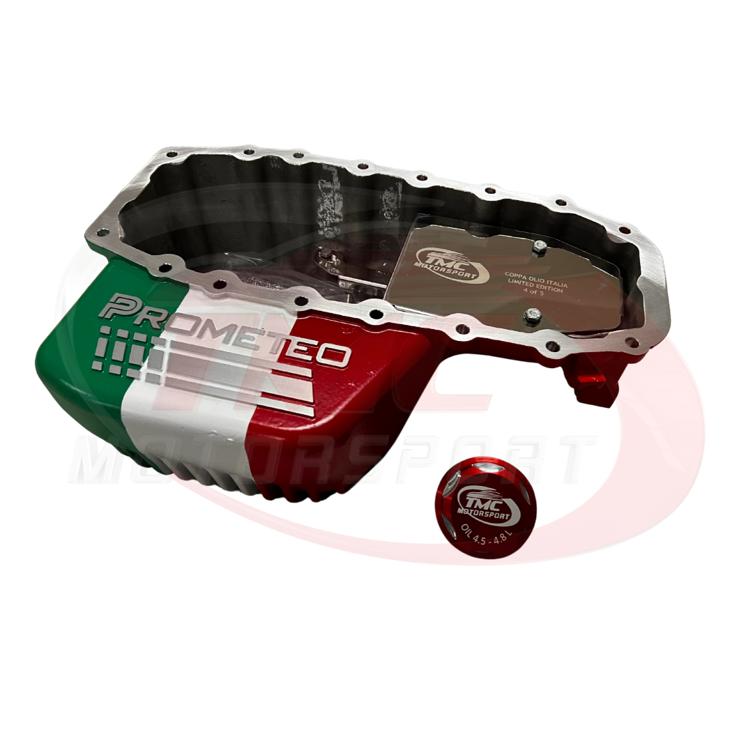 TMC "COPPA ITALIA" Limited Edition Oil Pan By Prometeo for Abarth T-Jet or Multiair Engines