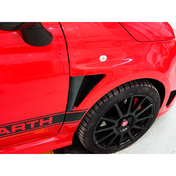 Abarth 500/595/695 Front Wings/Fenders with Carbon Fibre Insert - Cadamuro - Abarth Tuning