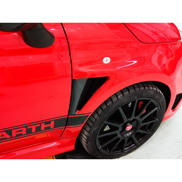 Abarth 500 / 595 / 695 Front Wings/Fenders with Carbon Fibre Insert - Cadamuro - Abarth Tuning