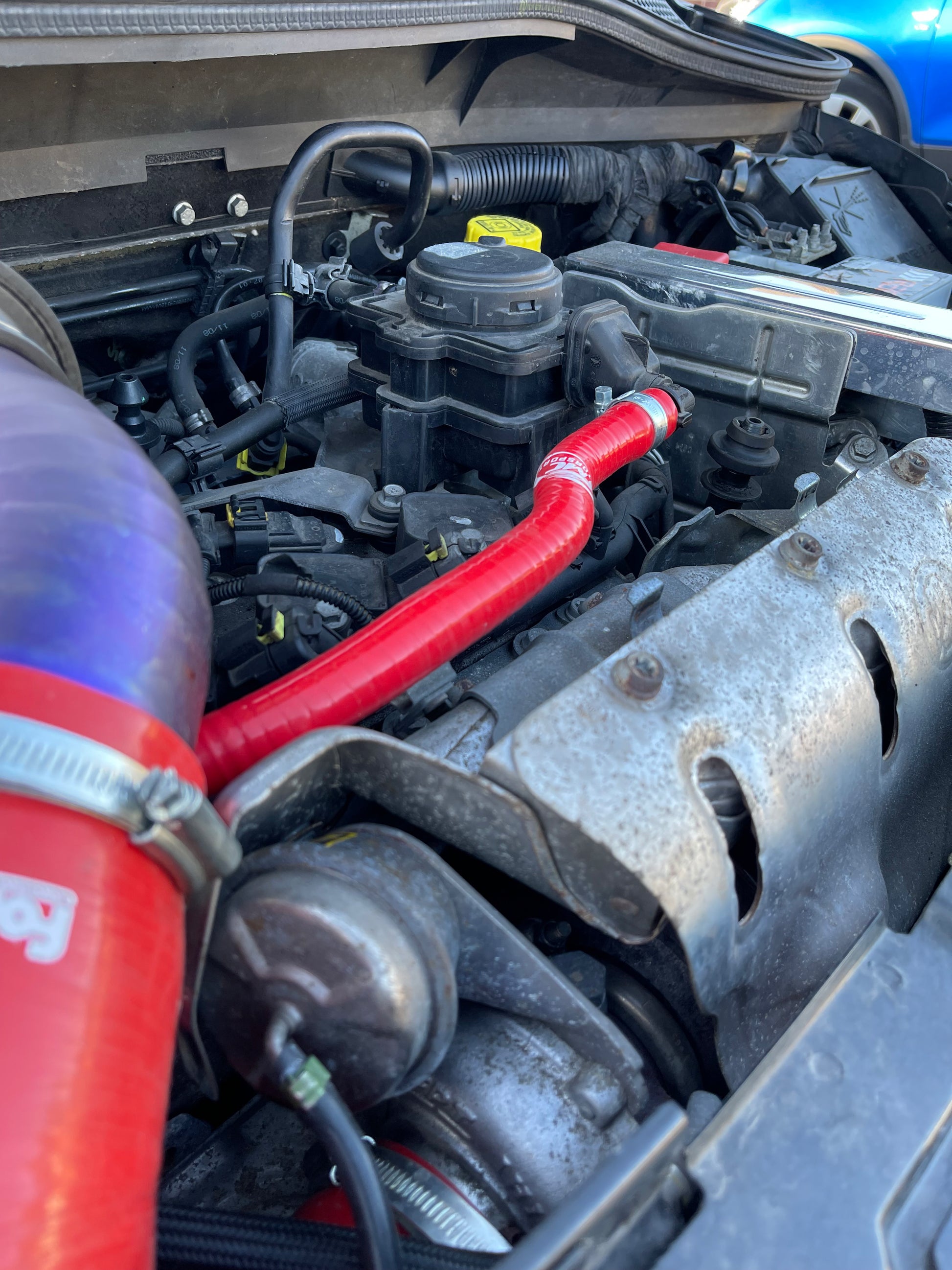 Abarth 500 / 595 / 695, Abarth Grande Punto & Mito "IHI Turbo Vehicles Only" TMC Motorsport Oil Breather Silicone Hose - Abarth Tuning