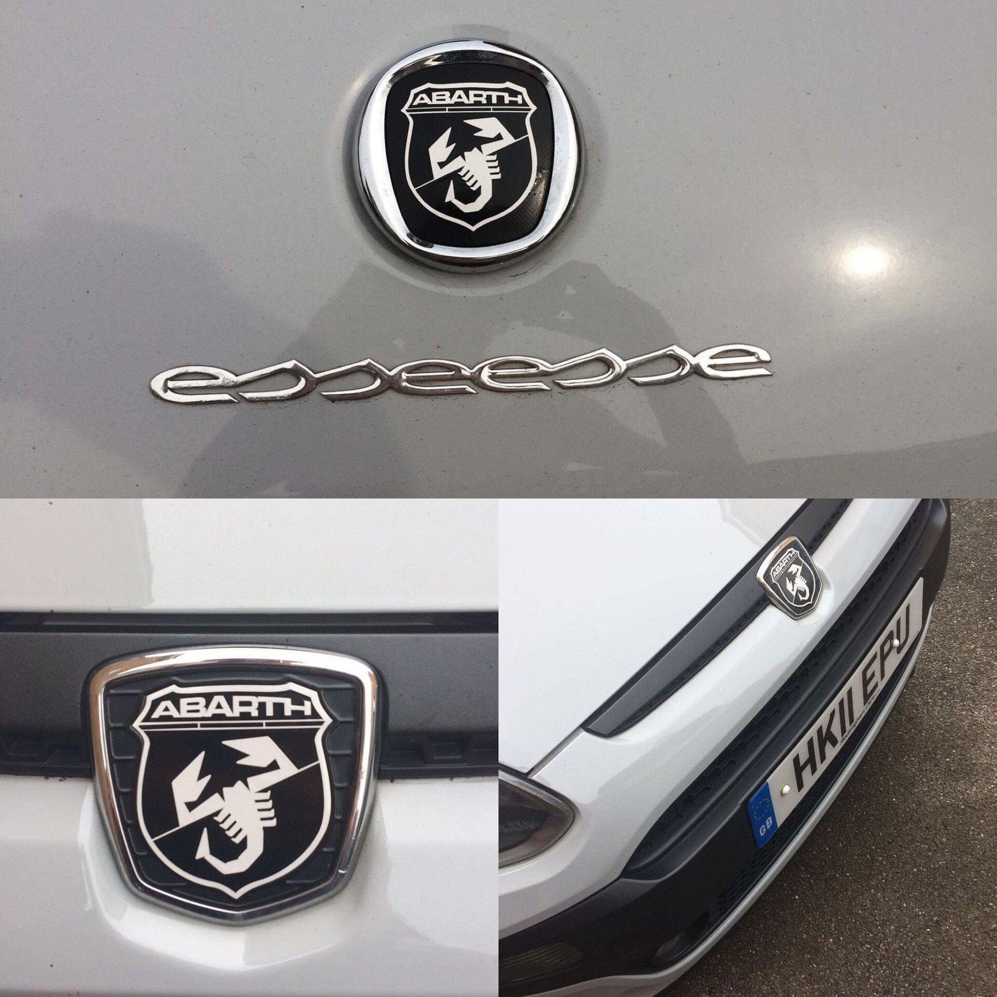 Abarth Punto Evo Badge decals front and back - Abarth Tuning