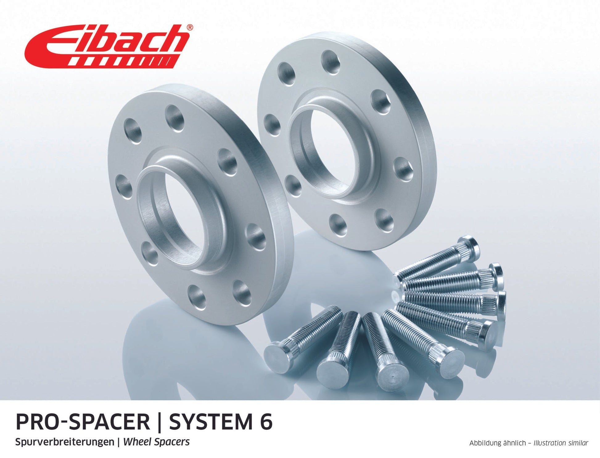 Abarth 124 Spider Eibach Pro-Spacer Kit (Pair Of Spacers) 15mm Per Spacer (System 6) S90-6-15-040 - Abarth Tuning