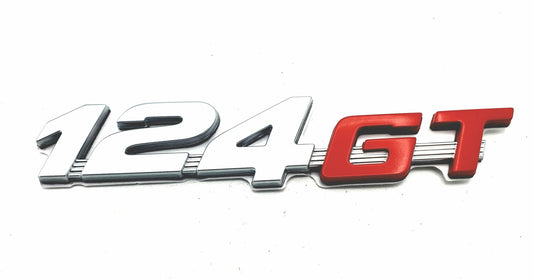 Genuine Abarth Badge, '124 GT' - 124 Abarth - Abarth Tuning