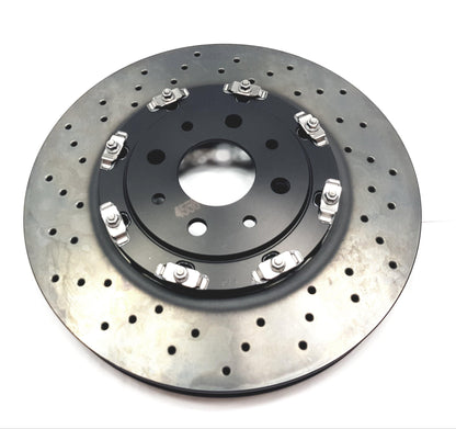 Abarth Brake Discs - Pair, Front (Floating - Brembo 4 Pot Caliper) - 500 Abarth - Abarth Tuning