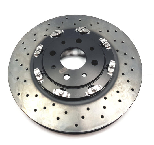 Abarth Brake Discs - Pair, Front (Floating - Brembo 4 Pot Caliper) - 500 Abarth - Abarth Tuning