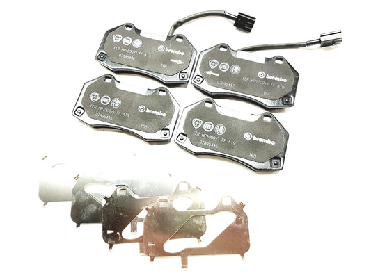 Abarth Brake Pads, Front (Floating - Brembo 4 Pot Caliper) - 500 Abarth 2016> Competizione - Abarth Tuning