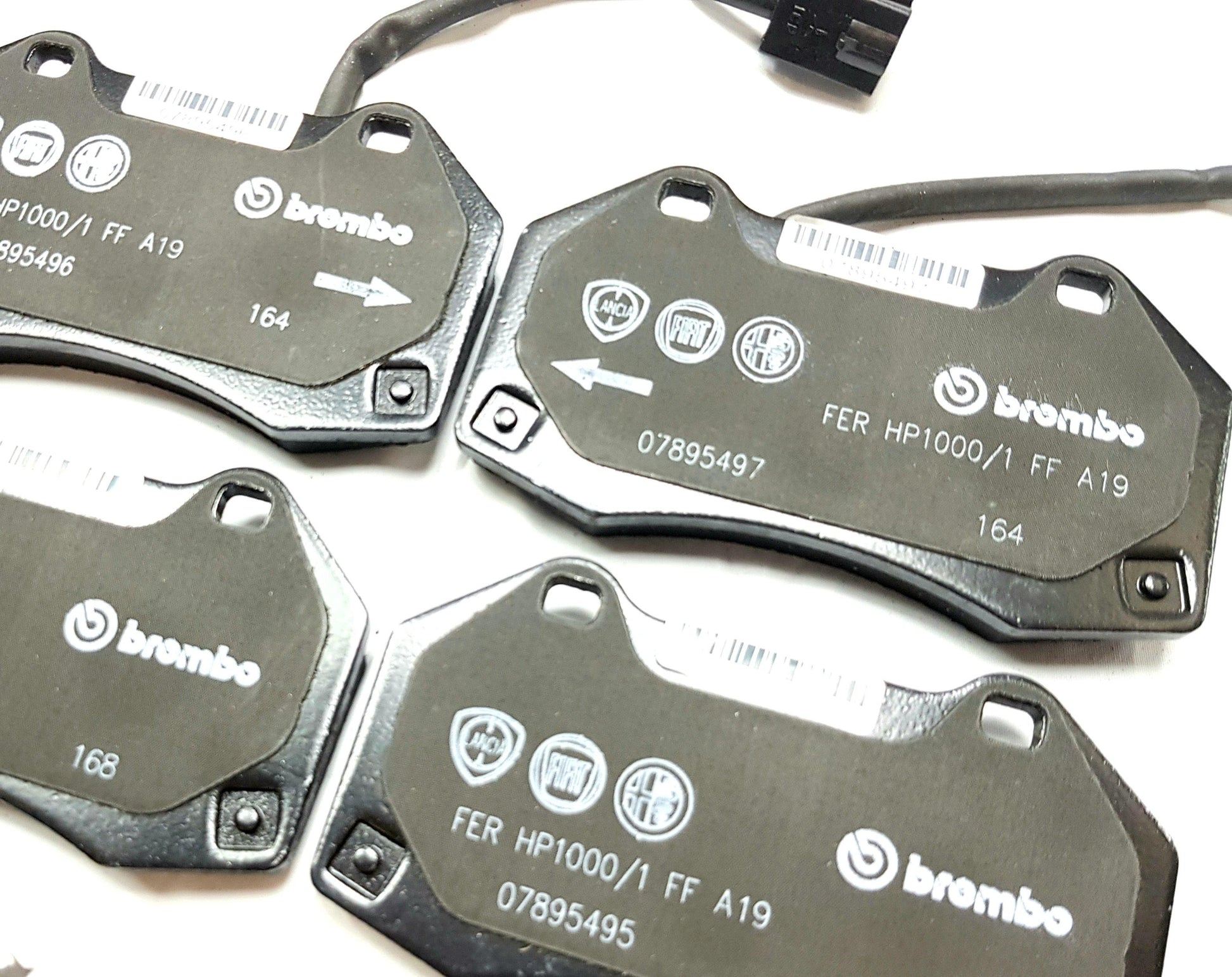 Abarth Brake Pads, Front (Floating - Brembo 4 Pot Caliper) - 500 Abarth 2016> Competizione - Abarth Tuning