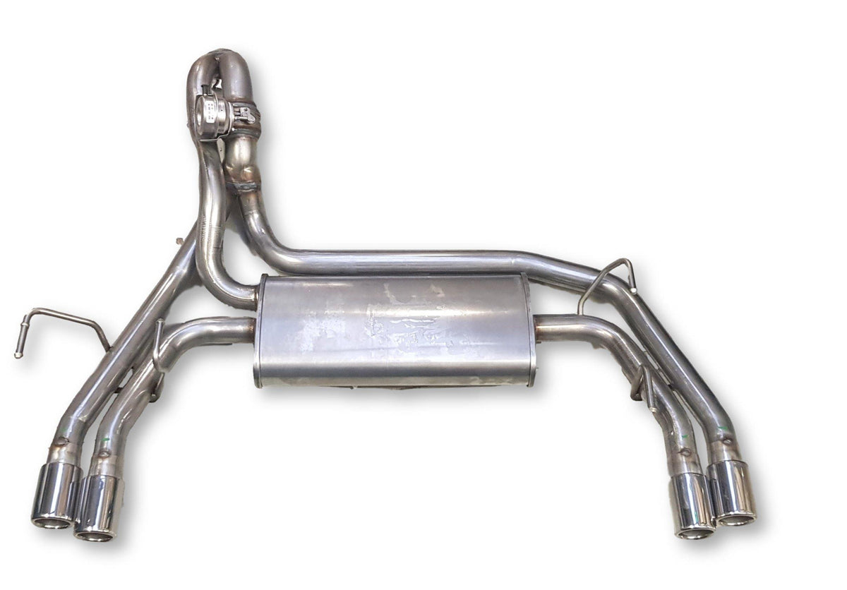 Genuine Abarth Exhaust Rear Silencer & Valve - 500 Abarth (Monza 