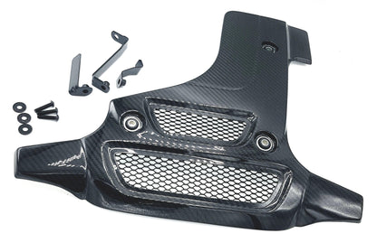 Genuine Abarth Carbon Fibre Engine Cover - 500 Biposto - Abarth Tuning