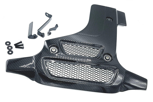 Genuine Abarth Carbon Fibre Engine Cover - 500 Biposto - Abarth Tuning