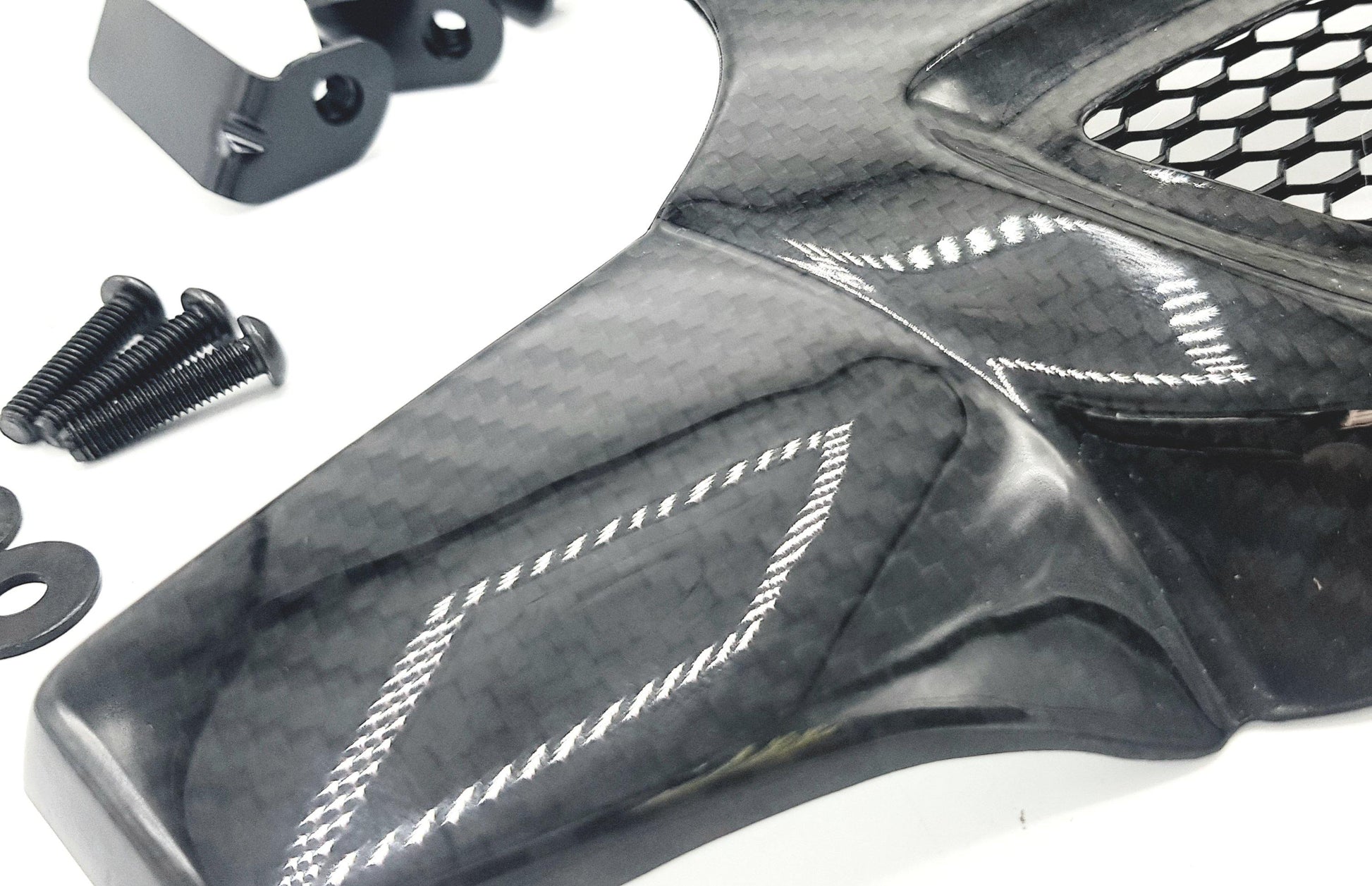 Genuine Abarth Carbon Fibre Engine Cover - 500 Biposto - Abarth Tuning