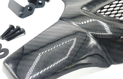 Genuine Abarth Carbon Fibre Engine Cover - 500 Biposto - Abarth Tuning