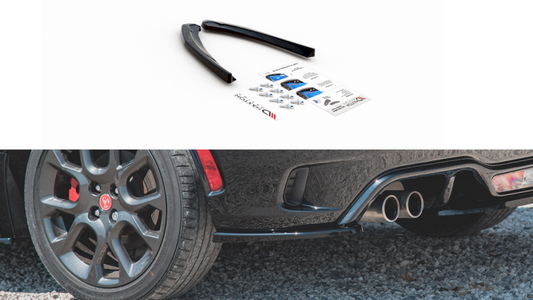 MAXTON DESIGN REAR SIDE SPLITTERS FIAT 124 SPIDER ABARTH (2017 -) - Abarth Tuning