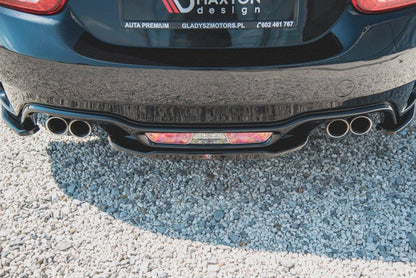 MAXTON DESIGN CENTRAL REAR SPLITTER FIAT 124 SPIDER ABARTH (2017 -) - Abarth Tuning