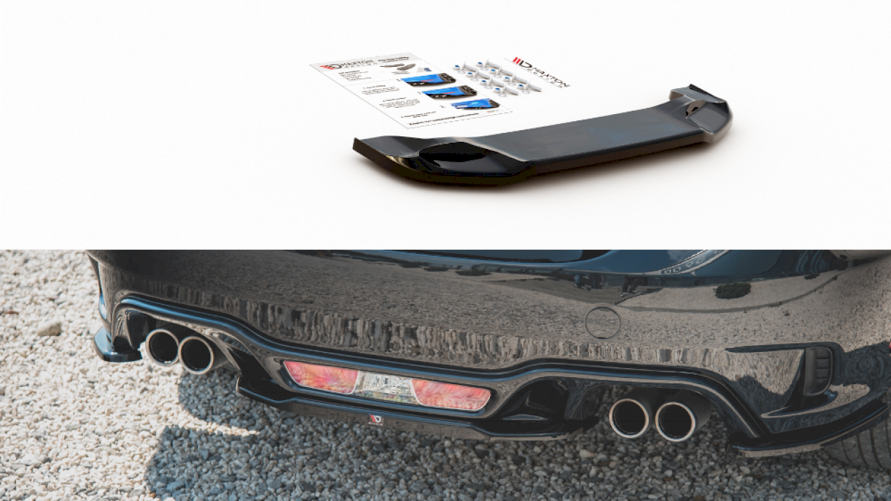 MAXTON DESIGN CENTRAL REAR SPLITTER FIAT 124 SPIDER ABARTH (2017 -) - Abarth Tuning