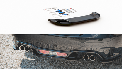 MAXTON DESIGN CENTRAL REAR SPLITTER FIAT 124 SPIDER ABARTH (2017 -) - Abarth Tuning