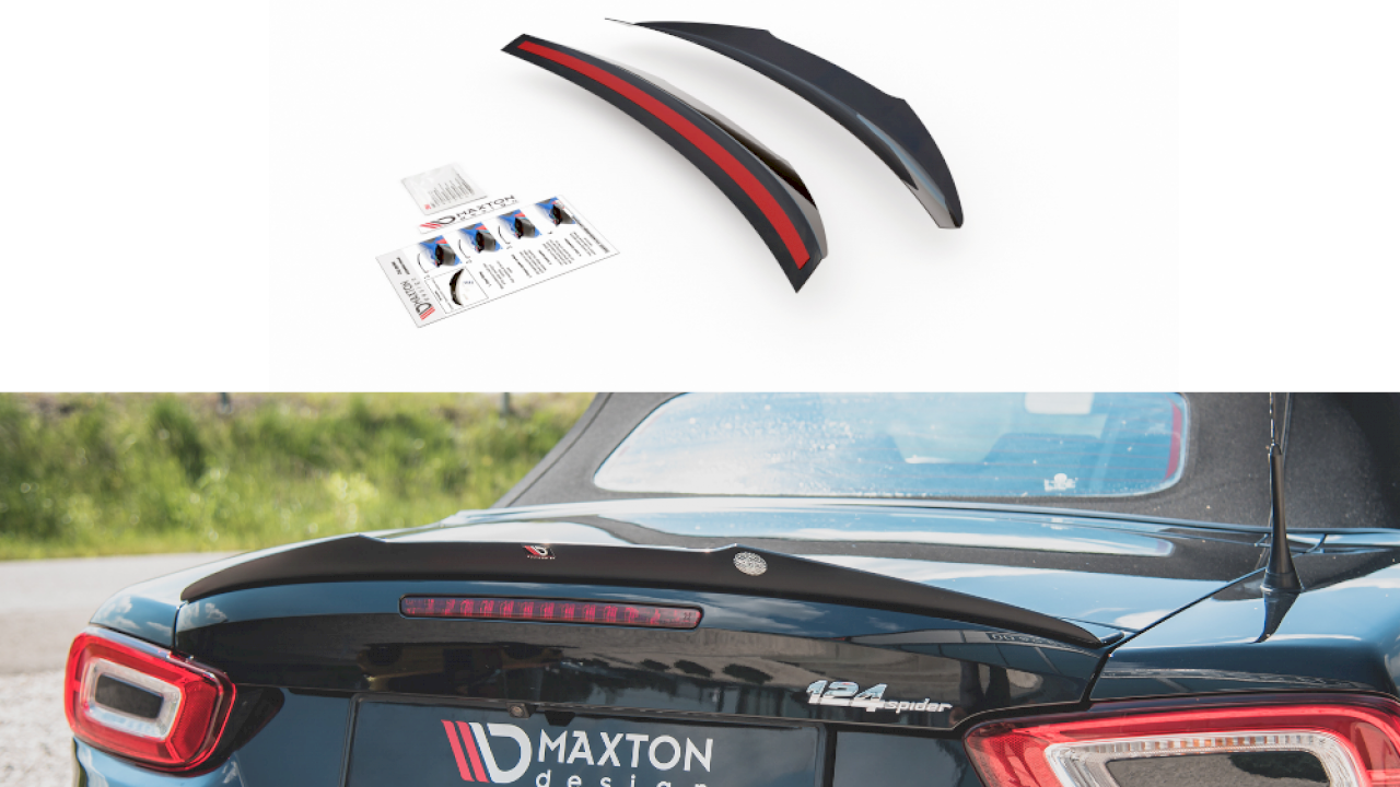 MAXTON DESIGN SPOILER CAP FIAT 124 SPIDER ABARTH (2017-) - Abarth Tuning
