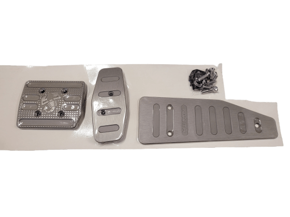 Genuine Abarth Alloy Pedals & Footrest - 500 Abarth Left Hand Drive MTA (Automatic) Unboxed - Abarth Tuning