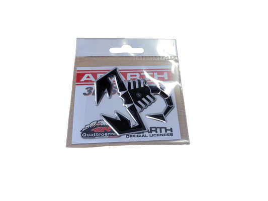3D Scorpione Sticker Black Style 50 - Abarth Tuning