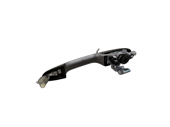 Genuine Abarth Door Handle, Graphite Grey - 500 Abarth (LHD) - Abarth Tuning