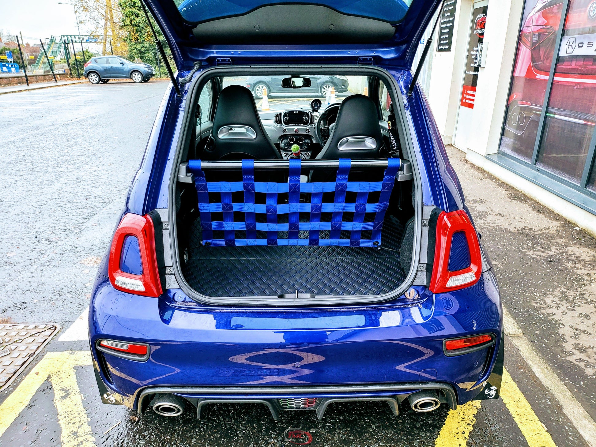 TMC Motorsport Complete Rear Seat Delete Kit for Abarth 500 / 595 / 695 - Abarth Tuning