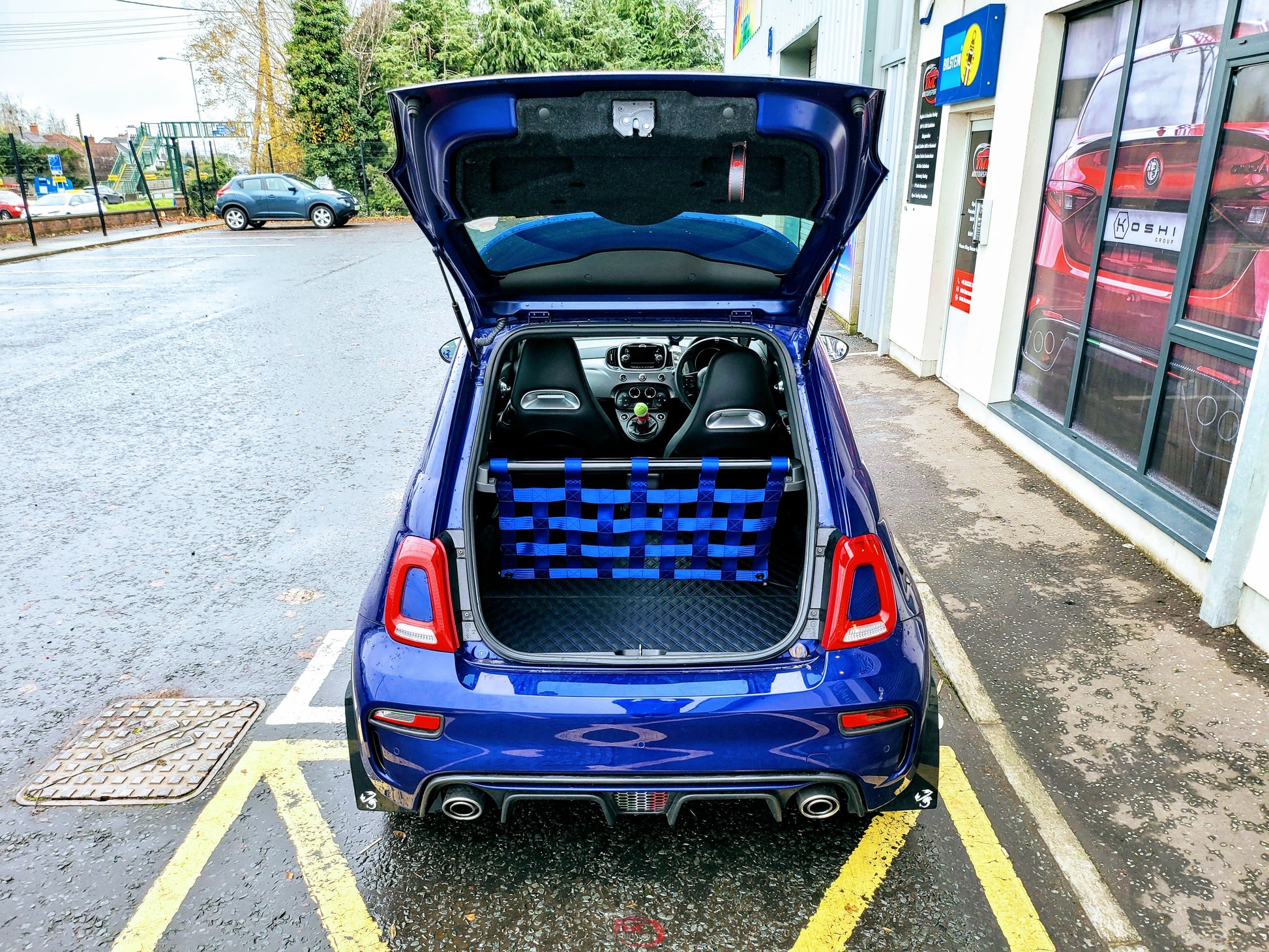 TMC Motorsport Complete Rear Seat Delete Kit for Abarth 500 / 595 / 695 - Abarth Tuning