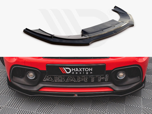 MAXTON DESIGN FRONT SPLITTER FIAT 500 ABARTH MK1 FACELIFT (2016-UP)