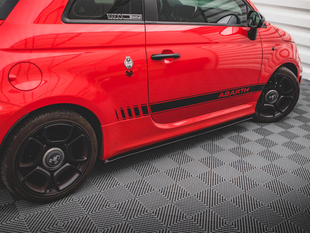 MAXTON DESIGN SIDE SKIRTS DIFFUSERS FIAT 500 ABARTH MK1 FACELIFT (2016-2024) - Abarth Tuning