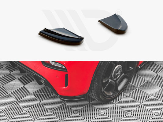 MAXTON DESIGN REAR SIDE SPLITTERS FIAT 500 ABARTH MK1 FACELIFT (2016-2024) - Abarth Tuning