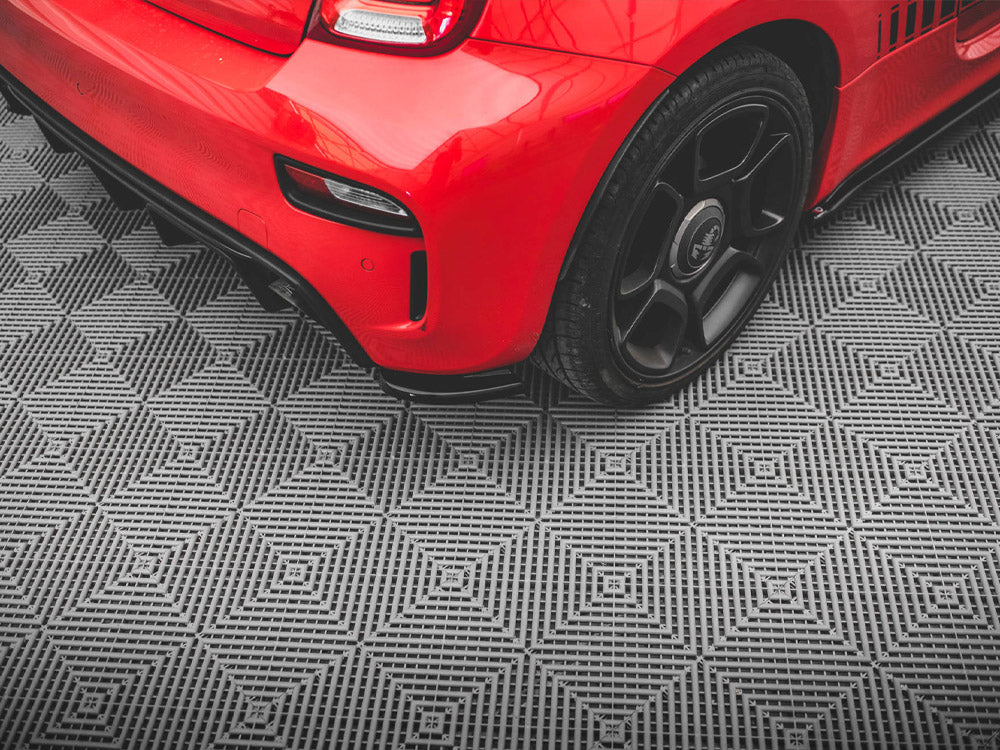 MAXTON DESIGN REAR SIDE SPLITTERS FIAT 500 ABARTH MK1 FACELIFT (2016-2024) - Abarth Tuning